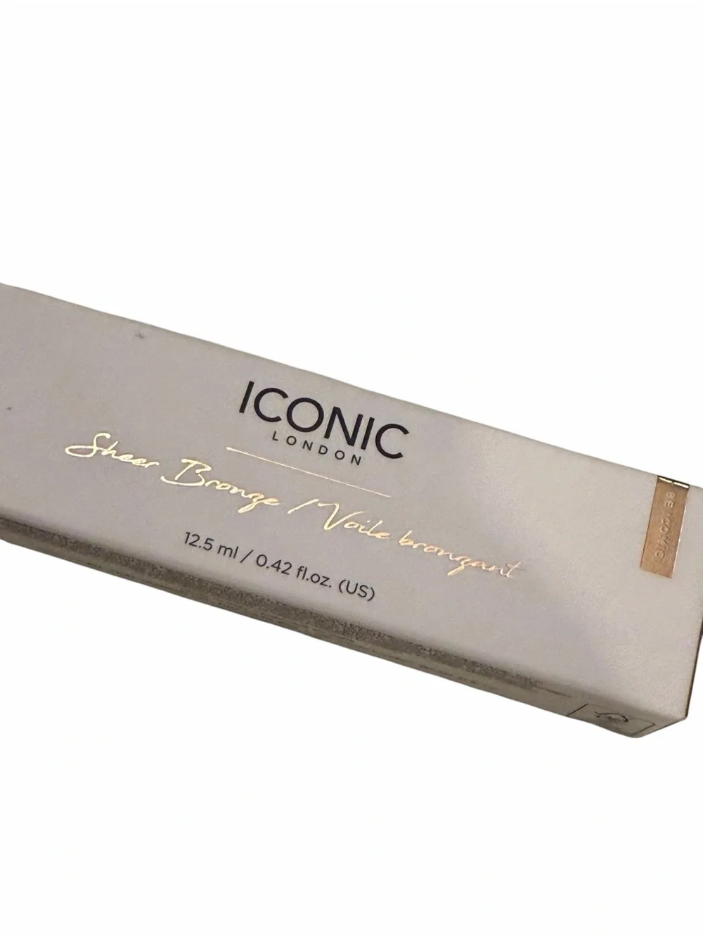 Iconic London Sheer Bronze Shade Spiced Tan 12.5ml .42‎ oz NEW Made In Italy